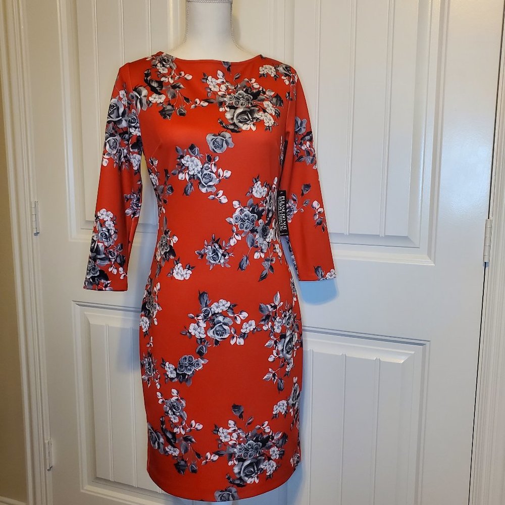 New York & Company Floral Midi Dress